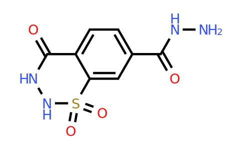 731826-77-0 | 4-Oxo-3,4-dihydro-2h-benzo[e][1,2,3]thiadiazine-7-carbohydrazide 1,1-dioxide