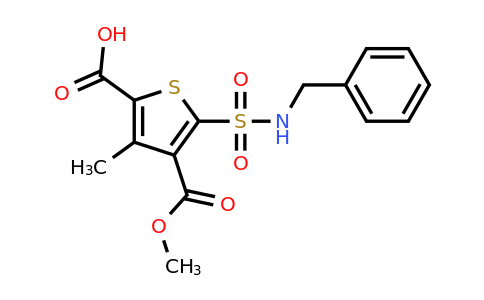 731826-80-5 | 5-(n-Benzylsulfamoyl)-4-(methoxycarbonyl)-3-methylthiophene-2-carboxylic acid