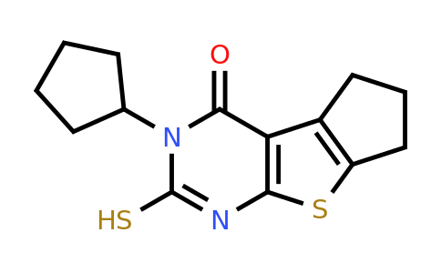 731827-01-3 | 3-Cyclopentyl-1,2,3,5,6,7-hexahydro-2-thioxo-4H-cyclopenta[4,5]thieno[2,3-d]pyrimidin-4-one