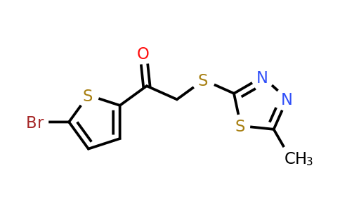 731840-71-4 | 1-(5-Bromothiophen-2-yl)-2-((5-methyl-1,3,4-thiadiazol-2-yl)thio)ethan-1-one