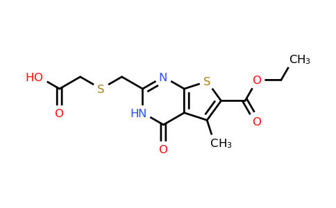 732291-84-8 | 6-Ethyl 2-[[(carboxymethyl)thio]methyl]-1,4-dihydro-5-methyl-4-oxothieno[2,3-d]pyrimidine-6-carboxylate