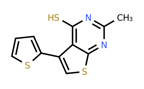 732292-19-2 | 2-Methyl-5-(thiophen-2-yl)thieno[2,3-d]pyrimidine-4-thiol