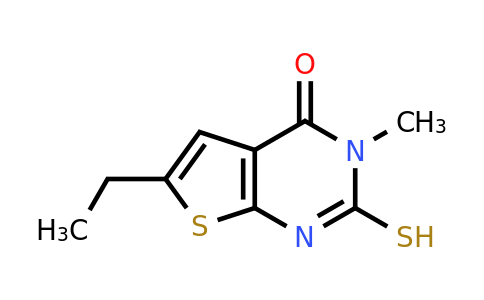 733015-18-4 | 6-Ethyl-2,3-dihydro-3-methyl-2-thioxothieno[2,3-d]pyrimidin-4(1H)-one