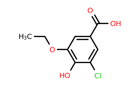 733030-51-8 | 3-Chloro-5-ethoxy-4-hydroxybenzoic acid