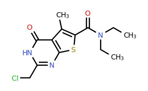 733030-55-2 | 2-(Chloromethyl)-N,N-diethyl-1,4-dihydro-5-methyl-4-oxothieno[2,3-d]pyrimidine-6-carboxamide