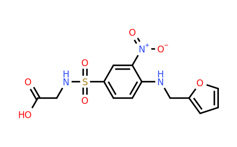 733030-78-9 | 2-{4-[(furan-2-ylmethyl)amino]-3-nitrobenzenesulfonamido}acetic acid