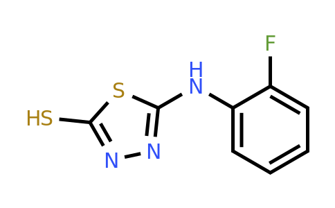 73310-96-0 | 5-[(2-fluorophenyl)amino]-1,3,4-thiadiazole-2-thiol