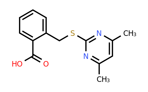 733795-51-2 | 2-{[(4,6-dimethylpyrimidin-2-yl)sulfanyl]methyl}benzoic acid