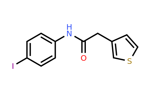 733795-97-6 | n-(4-Iodophenyl)-2-(thiophen-3-yl)acetamide