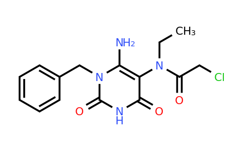 733796-07-1 | N-[6-Amino-1,2,3,4-tetrahydro-2,4-dioxo-1-(phenylmethyl)-5-pyrimidinyl]-2-chloro-N-ethylacetamide
