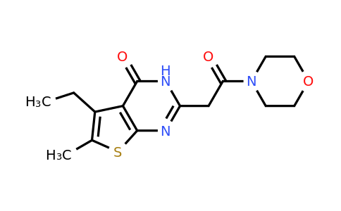 735288-62-7 | 5-Ethyl-6-methyl-2-[2-(morpholin-4-yl)-2-oxoethyl]-3h,4h-thieno[2,3-d]pyrimidin-4-one