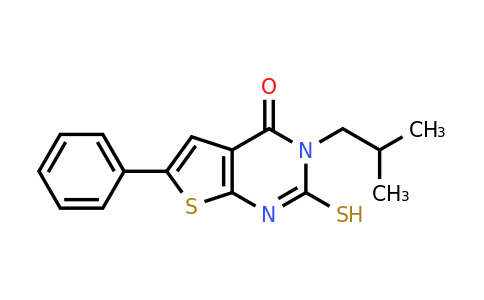 735319-20-7 | 3-Isobutyl-2-mercapto-6-phenylthieno[2,3-d]pyrimidin-4(3h)-one