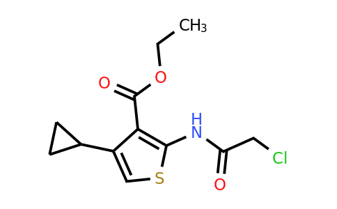 735319-21-8 | Ethyl 2-(2-chloroacetamido)-4-cyclopropylthiophene-3-carboxylate