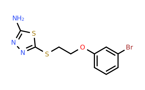 735323-91-8 | 5-((2-(3-Bromophenoxy)ethyl)thio)-1,3,4-thiadiazol-2-amine