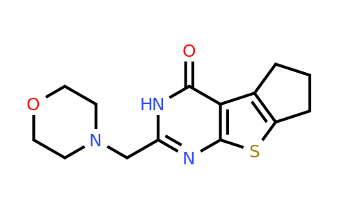 735342-31-1 | 2-(Morpholinomethyl)-3,5,6,7-tetrahydro-4h-cyclopenta[4,5]thieno[2,3-d]pyrimidin-4-one