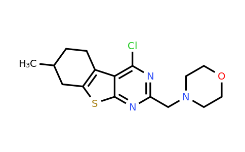 735342-62-8 | 4-Chloro-5,6,7,8-tetrahydro-7-methyl-2-(4-morpholinylmethyl)[1]benzothieno[2,3-d]pyrimidine