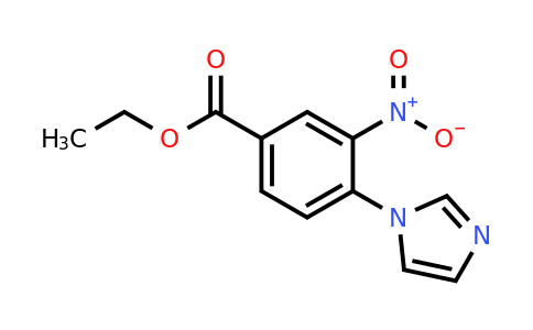 736146-14-8 | Ethyl 4-(1h-imidazol-1-yl)-3-nitrobenzoate