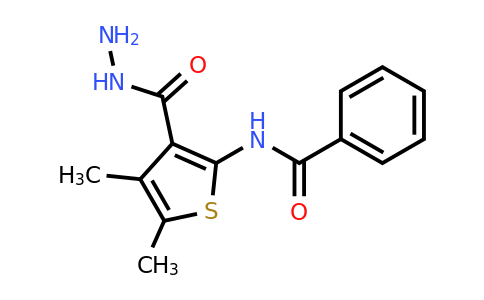 73696-41-0 | N-(3-(hydrazinecarbonyl)-4,5-dimethylthiophen-2-yl)benzamide