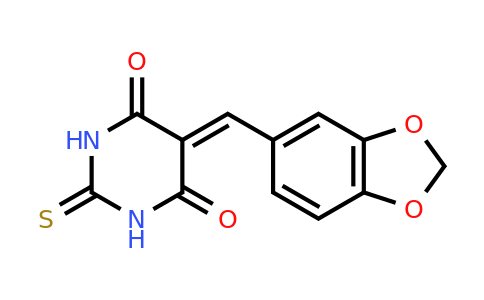 74051-76-6 | 5-(Benzo[d][1,3]dioxol-5-ylmethylene)-2-thioxodihydropyrimidine-4,6(1H,5H)-dione