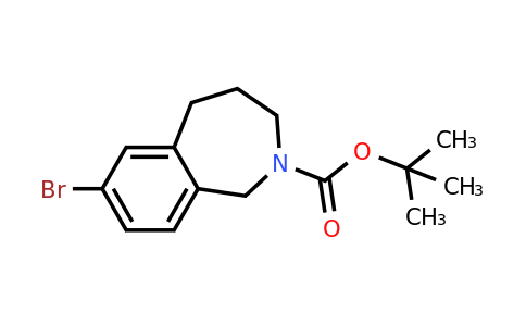 740842-89-1 | tert-Butyl 7-bromo-1,3,4,5-tetrahydro-2H-benzo[c]azepine-2-carboxylate