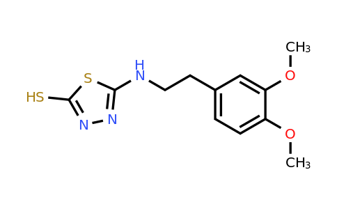 742094-74-2 | 5-{[2-(3,4-dimethoxyphenyl)ethyl]amino}-1,3,4-thiadiazole-2-thiol
