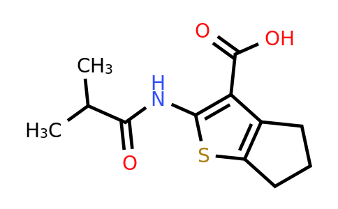743439-31-8 | 2-(2-Methylpropanamido)-4h,5h,6h-cyclopenta[b]thiophene-3-carboxylic acid