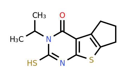 743452-30-4 | 3-Isopropyl-2-mercapto-3,5,6,7-tetrahydro-4h-cyclopenta[4,5]thieno[2,3-d]pyrimidin-4-one