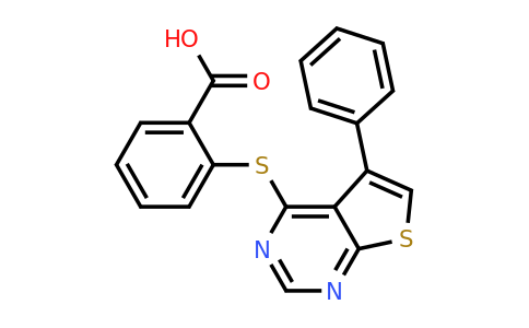 744203-98-3 | 2-((5-Phenylthieno[2,3-d]pyrimidin-4-yl)thio)benzoic acid