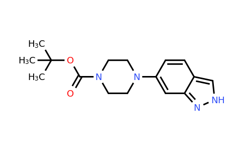 744219-43-0 | tert-Butyl 4-(1H-indazol-6-yl)piperazine-1-carboxylate