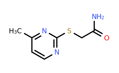 74537-76-1 | 2-((4-Methylpyrimidin-2-yl)thio)acetamide