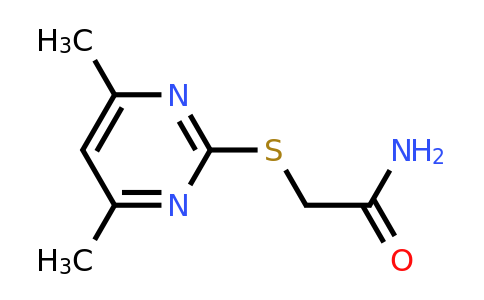74537-77-2 | 2-((4,6-Dimethylpyrimidin-2-yl)thio)acetamide