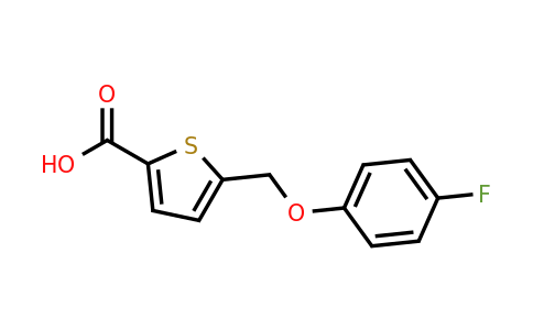 74556-80-2 | 5-(4-Fluorophenoxymethyl)thiophene-2-carboxylic acid