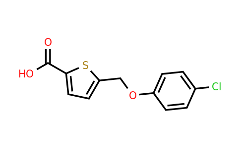 74556-82-4 | 5-((4-Chlorophenoxy)methyl)thiophene-2-carboxylic acid