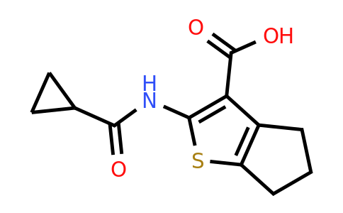 745798-05-4 | 2-(Cyclopropanecarboxamido)-5,6-dihydro-4h-cyclopenta[b]thiophene-3-carboxylic acid
