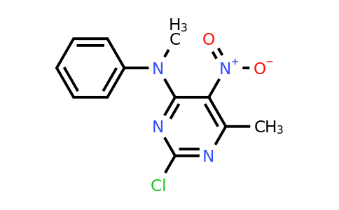 7460-27-7 | 2-Chloro-n,6-dimethyl-5-nitro-N-phenylpyrimidin-4-amine
