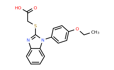 746607-39-6 | 2-{[1-(4-ethoxyphenyl)-1h-1,3-benzodiazol-2-yl]sulfanyl}acetic acid