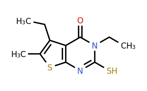 747411-09-2 | 3,5-Diethyl-2-mercapto-6-methylthieno[2,3-d]pyrimidin-4(3h)-one