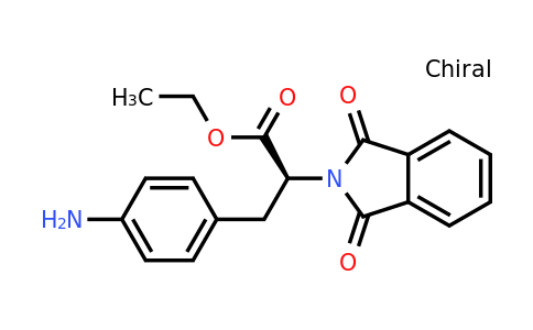 74743-23-0 | Ethyl (S)-3-(4-aminophenyl)-2-(1,3-dioxoisoindolin-2-yl)propanoate