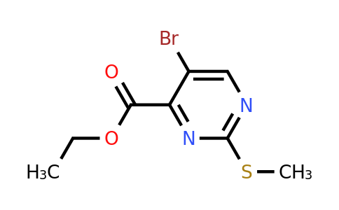 74840-38-3 | Ethyl 5-bromo-2-(methylthio)pyrimidine-4-carboxylate