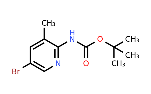 748812-61-5 | tert-Butyl (5-bromo-3-methylpyridin-2-yl)carbamate