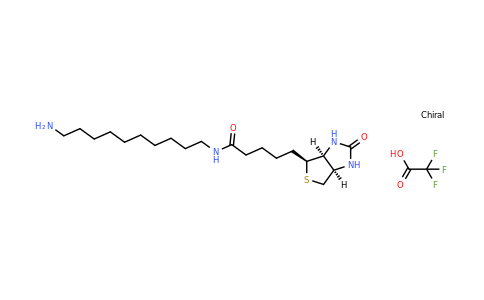 N-(10-Aminodecyl)-5-((3aS,4S,6aR)-2-oxohexahydro-1H-thieno[3,4-d]imidazol-4-yl)pentanamide 2,2,2-trifluoroacetate