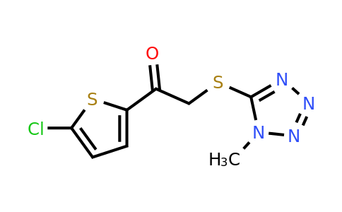 749221-86-1 | 1-(5-Chlorothiophen-2-yl)-2-((1-methyl-1h-tetrazol-5-yl)thio)ethan-1-one