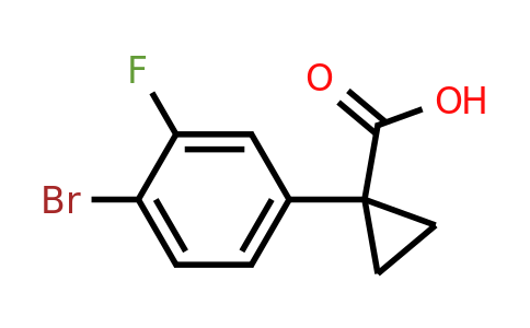 749269-74-7 | 1-(4-Bromo-3-fluorophenyl)cyclopropanecarboxylic acid