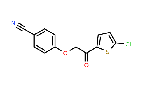 749872-23-9 | 4-(2-(5-Chlorothiophen-2-yl)-2-oxoethoxy)benzonitrile
