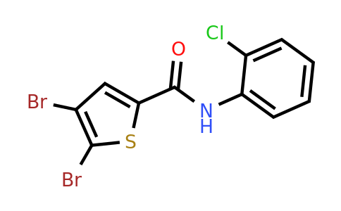 749879-73-0 | 4,5-Dibromo-N-(2-chlorophenyl)thiophene-2-carboxamide