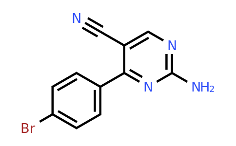 749885-93-6 | 2-Amino-4-(4-bromophenyl)pyrimidine-5-carbonitrile