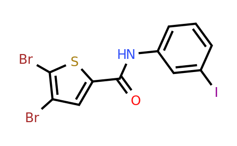 749893-00-3 | 4,5-Dibromo-N-(3-iodophenyl)thiophene-2-carboxamide