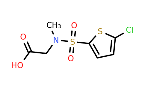 749897-58-3 | 2-(n-Methyl5-chlorothiophene-2-sulfonamido)acetic acid