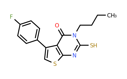 749902-09-8 | 3-Butyl-5-(4-fluorophenyl)-2-mercaptothieno[2,3-d]pyrimidin-4(3h)-one