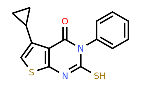 750607-53-5 | 5-Cyclopropyl-3-phenyl-2-sulfanyl-3h,4h-thieno[2,3-d]pyrimidin-4-one